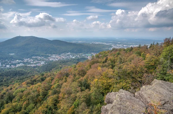 Almanya 'da Baden Baden Panoraması