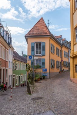 Almanya 'nın Baden Baden şehrinde bir sokak.