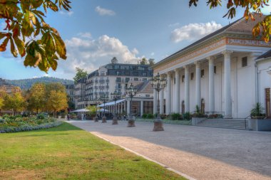 Alman spa kasabası Baden Baden 'de Kurhaus