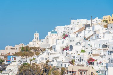 Yunanistan 'ın Santorini adasındaki Imerovigli köyü