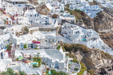 Oia, Santorini Adası, Yunanistan 'da tatil evleri