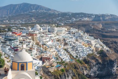 Thira / Fira Panoraması, Santorini, Yunanistan