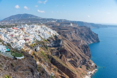 Thira / Fira Panoraması, Santorini, Yunanistan
