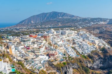 Thira / Fira Panoraması, Santorini, Yunanistan