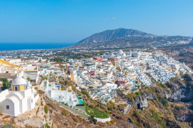 Thira / Fira Panoraması, Santorini, Yunanistan