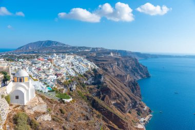 Thira / Fira Panoraması, Santorini, Yunanistan