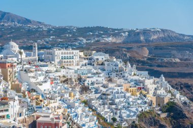 Thira / Fira Panoraması, Santorini, Yunanistan