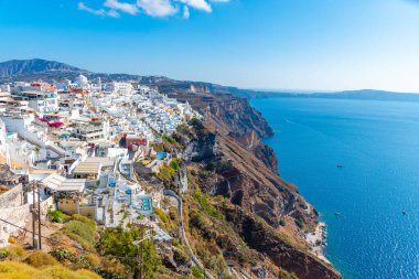 Thira / Fira Panoraması, Santorini, Yunanistan
