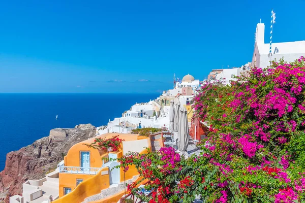 Cityscape Oia, Santorini Island, Yunanistan