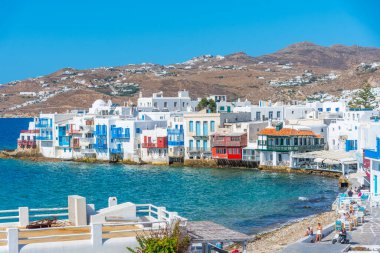 Küçük Venedik - Yunanistan, Mykonos 'ta renkli evler