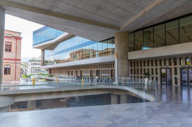 Yunanistan 'ın Atina kentindeki Akropol Müzesi manzarası