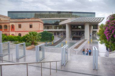 Yunanistan 'ın Atina kentindeki Akropol Müzesi manzarası