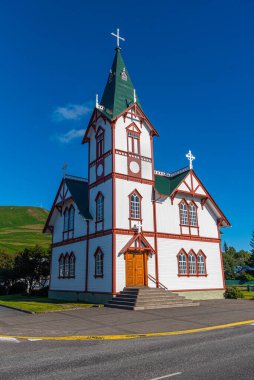 İzlanda 'daki Husavik ahşap kilisesi