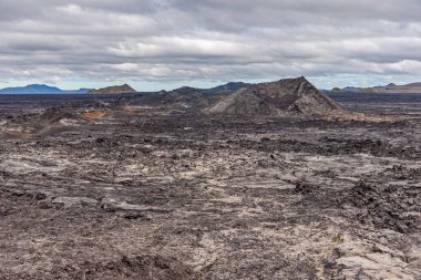 Hver, İzlanda 'da fümeroller ve çamur havuzları