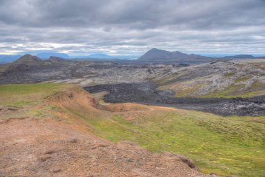 Hver, İzlanda 'da fümeroller ve çamur havuzları