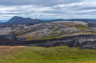 Hver, İzlanda 'da fümeroller ve çamur havuzları