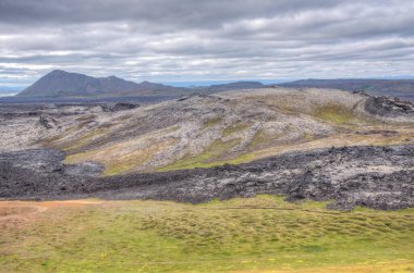Hver, İzlanda 'da fümeroller ve çamur havuzları