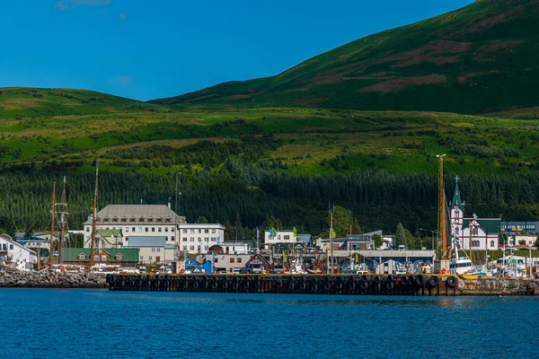 Άποψη Του Λιμένα Husavik Ισλανδία — Φωτογραφία Αρχείου