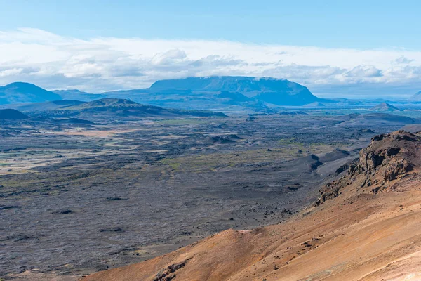 Paisagem Vulcânica Hverir Islândia — Fotografia de Stock