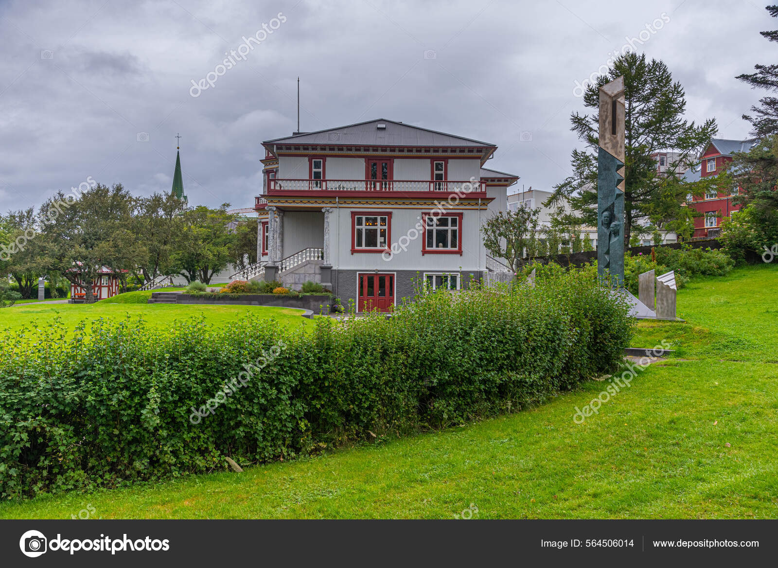 Thor Axel Philip Jensen House Reykjavik Iceland Stock Editorial Photo