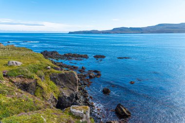 İzlanda 'daki Nordfjordur' un doğal manzarası