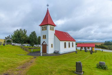 Oddakirkja Kilisesi İzlanda 'daki Oddi Köyü yakınlarında.