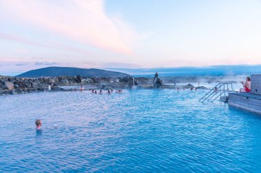 Myvatn, İzlanda, 21 Ağustos 2020: Myvatn Doğa Hamamı, İzlanda
