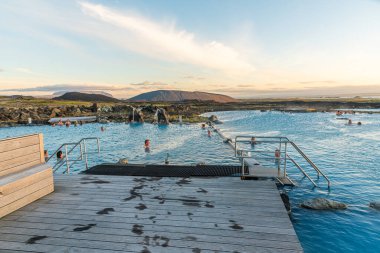 Myvatn, İzlanda, 21 Ağustos 2020: Myvatn Doğa Hamamı, İzlanda