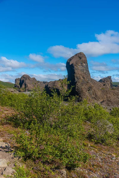 아이슬란드 Hijodaklettar 육각형 현무암 — 스톡 사진