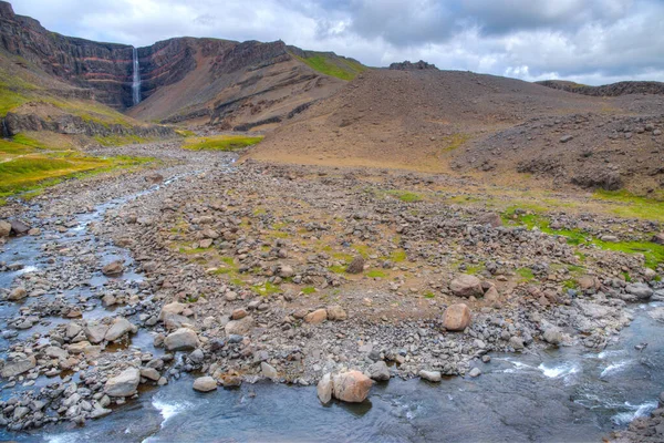 Водоспад Генгіфосс Ісландії — стокове фото