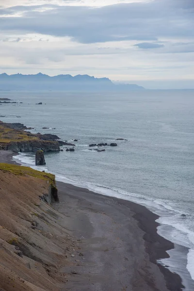 Побережье Исландии Лекьявике — стоковое фото