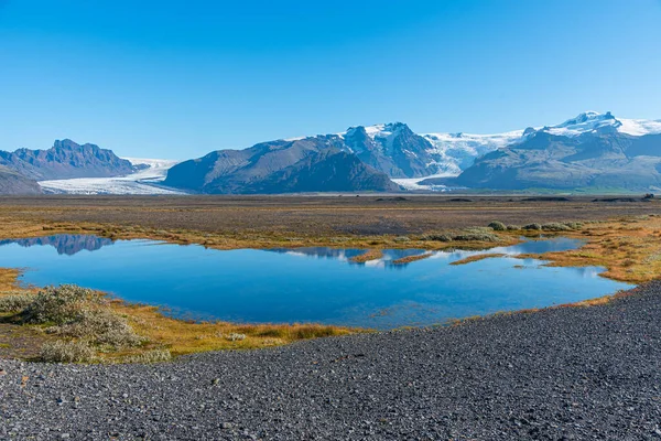 Geleira Skaftafell Islândia Durante Dia Ensolarado — Fotografia de Stock