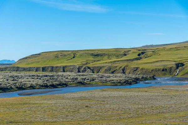 Veduta Del Fiume Fjadra Sull Islanda — Foto Stock