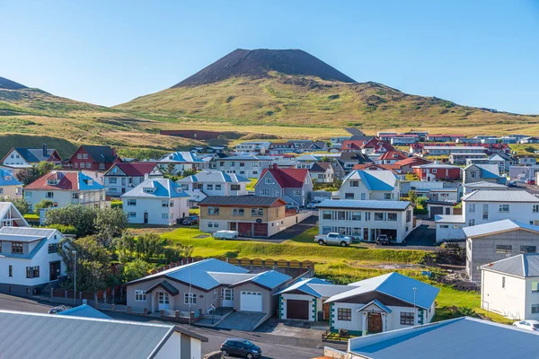 Hustak Hus Heimaey Del Vestmannaeyjar Skärgård Island — Stockfoto