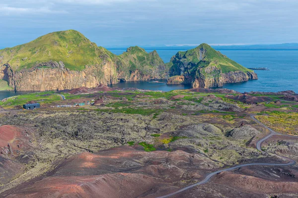 Vulkanische Landschaft Des Vestmannaeyjar Archipels Island — Stockfoto