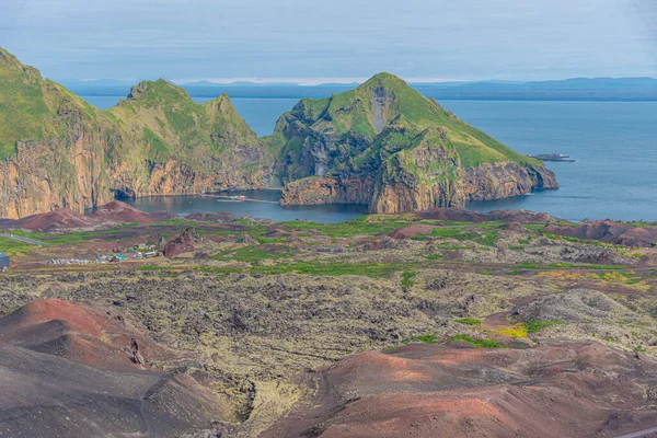 Vulkaniska Landskapet Vestmannaeyjar Skärgård Island — Stockfoto