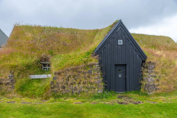 Traditional Turf Houses Keldur Iceland — стоковое фото
