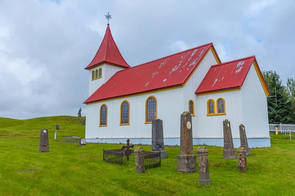 Oddakirkja Church Oddi Village Iceland — стоковое фото