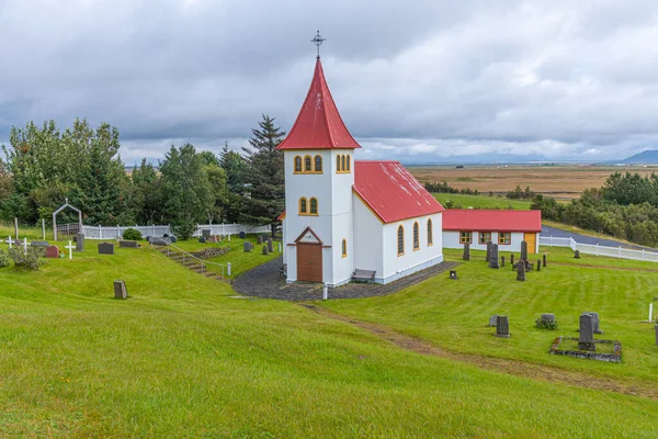 Oddakirkja Church Oddi Village Iceland — стоковое фото