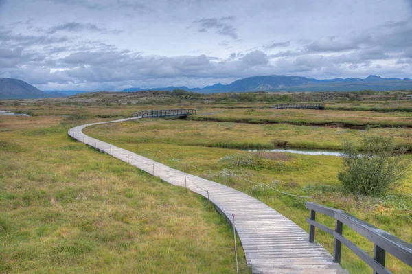 Parque Nacional Paisaje Thingvellir Islandia —  Fotos de Stock