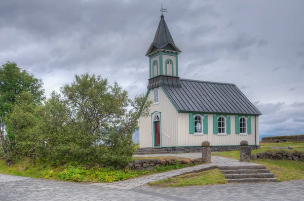 Thingvellir Ulusal Parkı 'nda Şeyler Vallakirkja