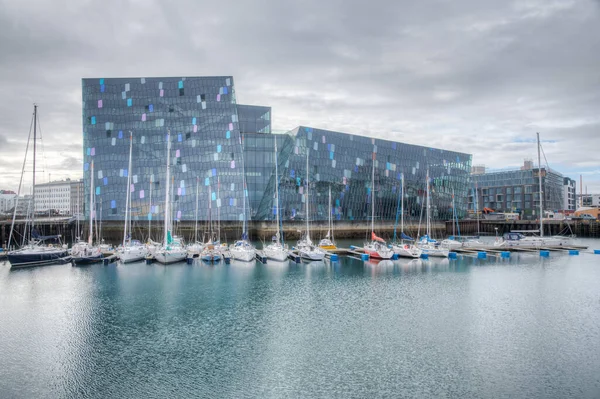 Vue Salle Concert Harpa Reykjavik Islande — Photo