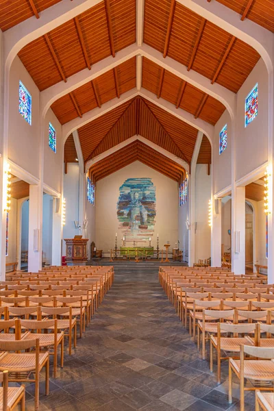 Skalholt Iceland August 2020 Interior Skalholt Cathedral Iceland — ストック写真