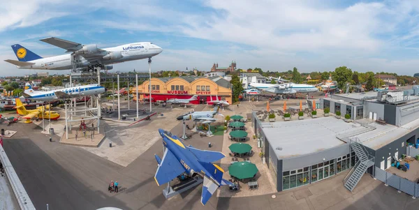 Speyer Tyskland September 2020 Boeing 747 Jumbo Jet Visas Teknikmuseet — Stockfoto