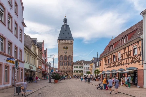 Speyer Germany September 2020 View Old Gate End Maximilianstrasse Speyer — 스톡 사진