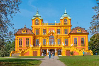 Ludwigsburg, Almanya, 20 Eylül 2020: Ludwigsburg, Almanya 'daki favori saray