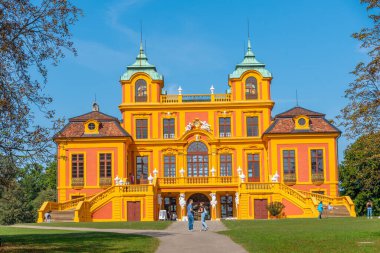 Ludwigsburg, Almanya, 20 Eylül 2020: Ludwigsburg, Almanya 'daki favori saray