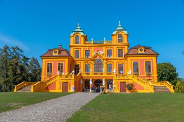 Ludwigsburg, Almanya, 20 Eylül 2020: Ludwigsburg, Almanya 'daki favori saray