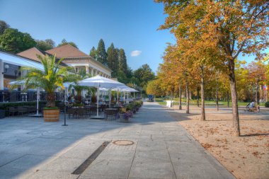Baden Baden, 23 Eylül 2020: Alman spa kasabası Baden Baden 'de Kurhaus