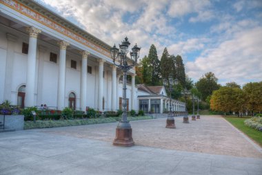 Baden Baden, 23 Eylül 2020: Alman spa kasabası Baden Baden 'de Kurhaus